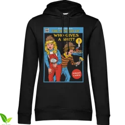 The Mystery Of Who Gives A Sh™t Girly Hoodie
