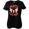 The Party's This Way Girly Tee