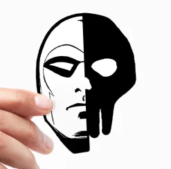 The Phantom Icon Head Sticker
