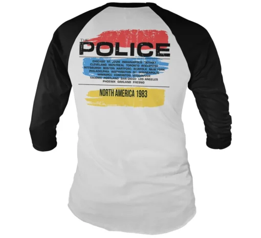 The Police - North American Tour Baseball Long Sleeve Tee