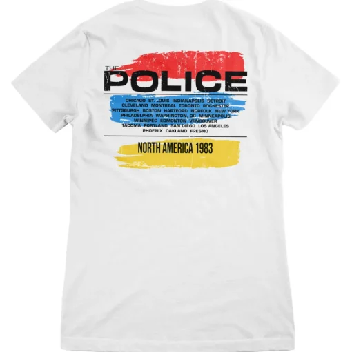 The Police - North American Tour Girly Tee