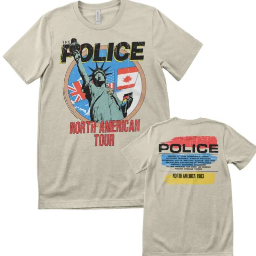 The Police - North American Tour T-Shirt