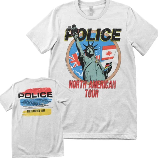 The Police - North American Tour T-Shirt