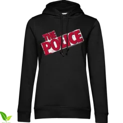 The Police Distressed Logo Girly Hoodie
