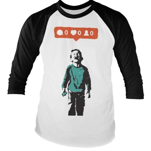 The Social Kid Baseball Long Sleeve Tee