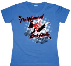 The Women Of Rock Abilly Girly T-shirt