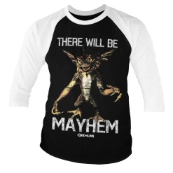 There Will Be Mayhem Baseball 3/4 Sleeve Tee