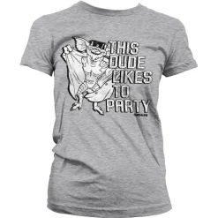 This Dude Likes To Party Girly Tee