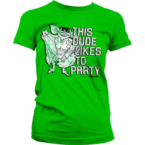 This Dude Likes To Party Girly Tee