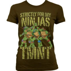 TMNT - Strictly For My Ninjas Girly T-Shirt