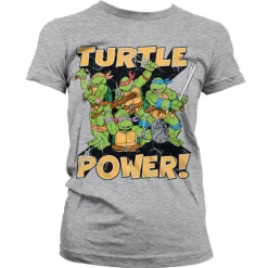TMNT - Turtle Power! Girly T-Shirt