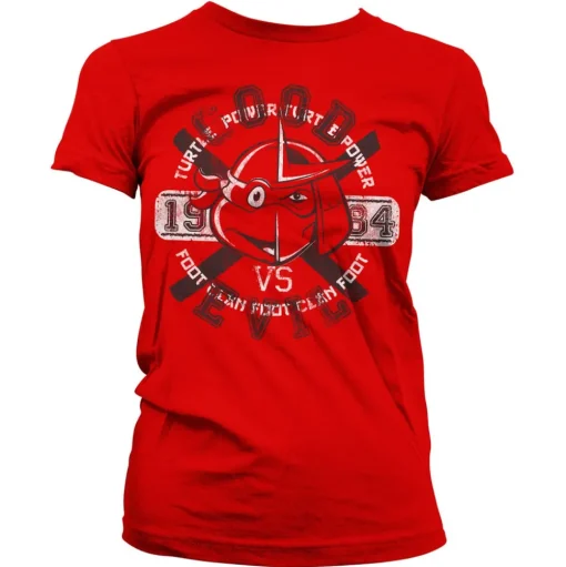 TMNT Good VS Evil Girly Tee