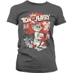 Tom & Jerry Vintage Comic Girly Tee