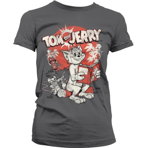 Tom & Jerry Vintage Comic Girly Tee