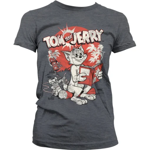 Tom & Jerry Vintage Comic Girly Tee