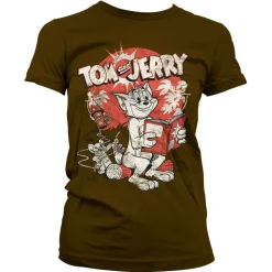 Tom & Jerry Vintage Comic Girly Tee