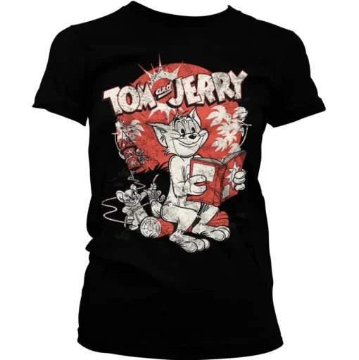 Tom & Jerry Vintage Comic Girly Tee