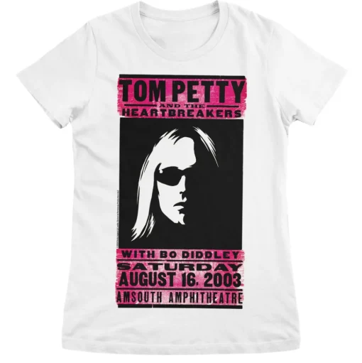 Tom Petty - Amsouth Poster T-Shirt Girly Tee