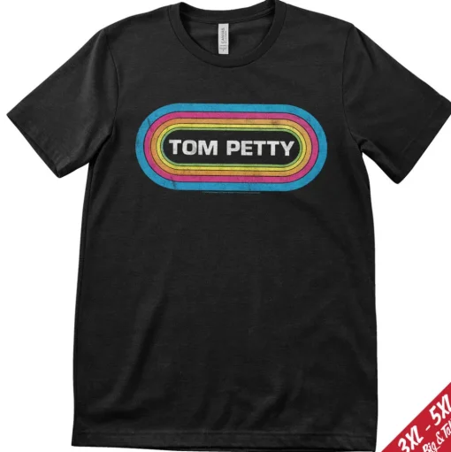 Tom Petty Retro Logo Big & Tall T-Shirt