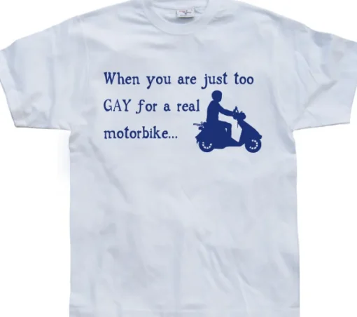 Too Gay For A Real MC T-Shirt