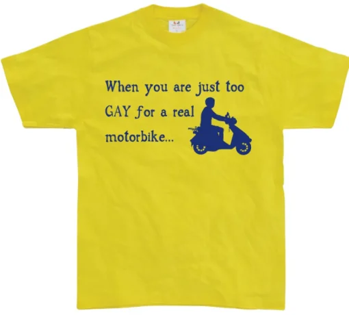Too Gay For A Real MC T-Shirt