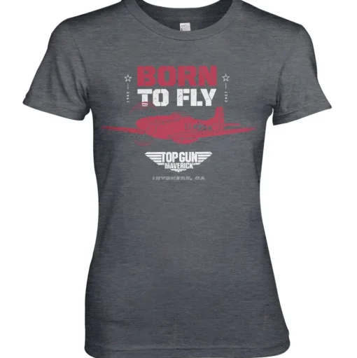 Top Gun - Born To Fly Girly Tee