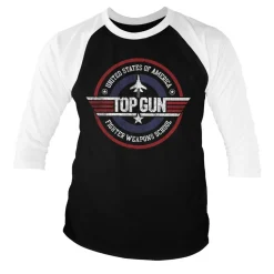 Top Gun - Fighter Weapons School Baseball 3/4 Sleeve Tee