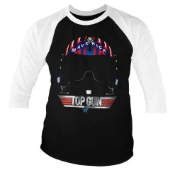 Top Gun - Maverick Helmet Baseball 3/4 Sleeve Tee