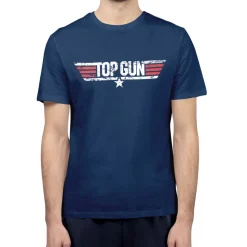Top Gun Distressed Logo T-Shirt