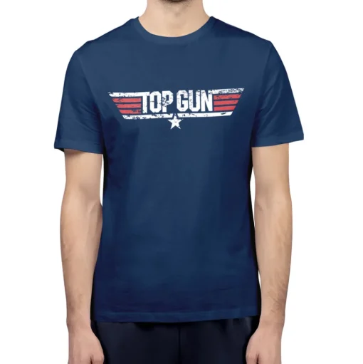 Top Gun Distressed Logo T-Shirt