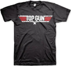 Top Gun Distressed Logo T-Shirt