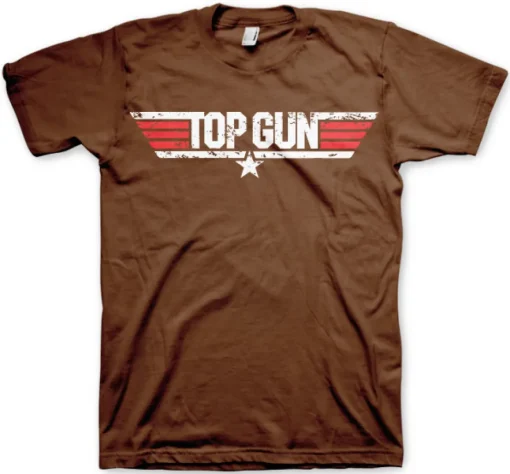 Top Gun Distressed Logo T-Shirt