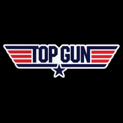 Top Gun Logotype Sticker