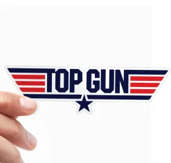 Top Gun Logotype Sticker