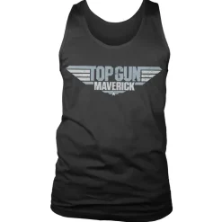 Top Gun Maverick Distressed Logo Tank Top