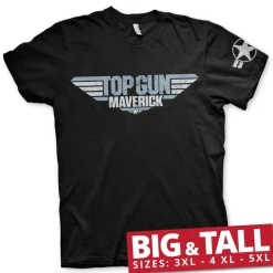 Top Gun Maverick Distressed Logo Big & Tall T-Shirt