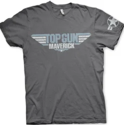 Top Gun Maverick Distressed Logo T-Shirt