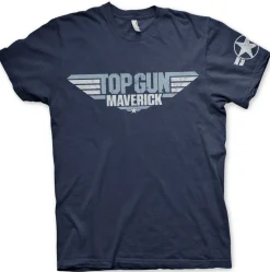 Top Gun Maverick Distressed Logo T-Shirt