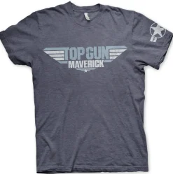 Top Gun Maverick Distressed Logo T-Shirt