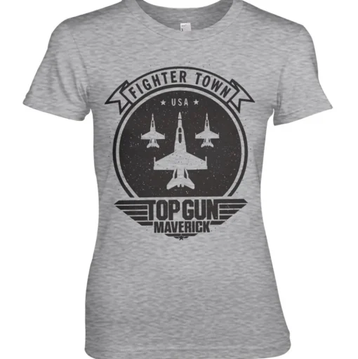 Top Gun Maverick Fighter Town Girly Tee