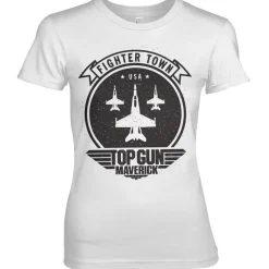 Top Gun Maverick Fighter Town Girly Tee