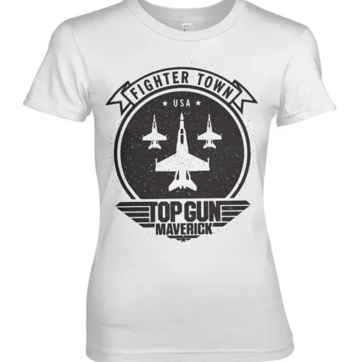Top Gun Maverick Fighter Town Girly Tee