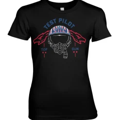 Top Gun Test Pilot Girly Tee