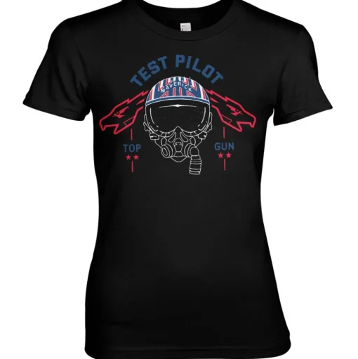 Top Gun Test Pilot Girly Tee
