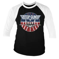 Top Gun Tomcat Baseball 3/4 Sleeve Tee