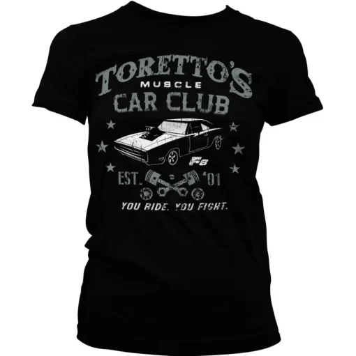 Toretto's Muscle Car Club Girly Tee