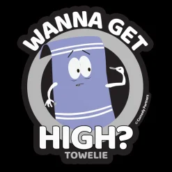 Towelie - Wanna Get High Sticker