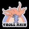 Troll Hair Sticker