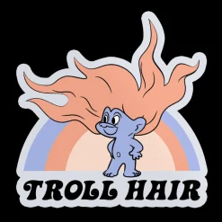 Troll Hair Sticker