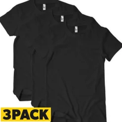 T-Shirts Bigpack Svart - 3 pack